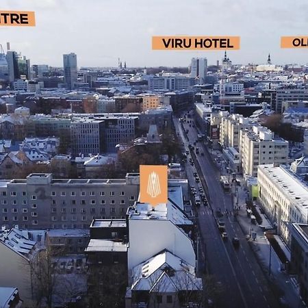 Urban-Glam City Centre Studio With A Gym And Terrace Tallin Exterior foto