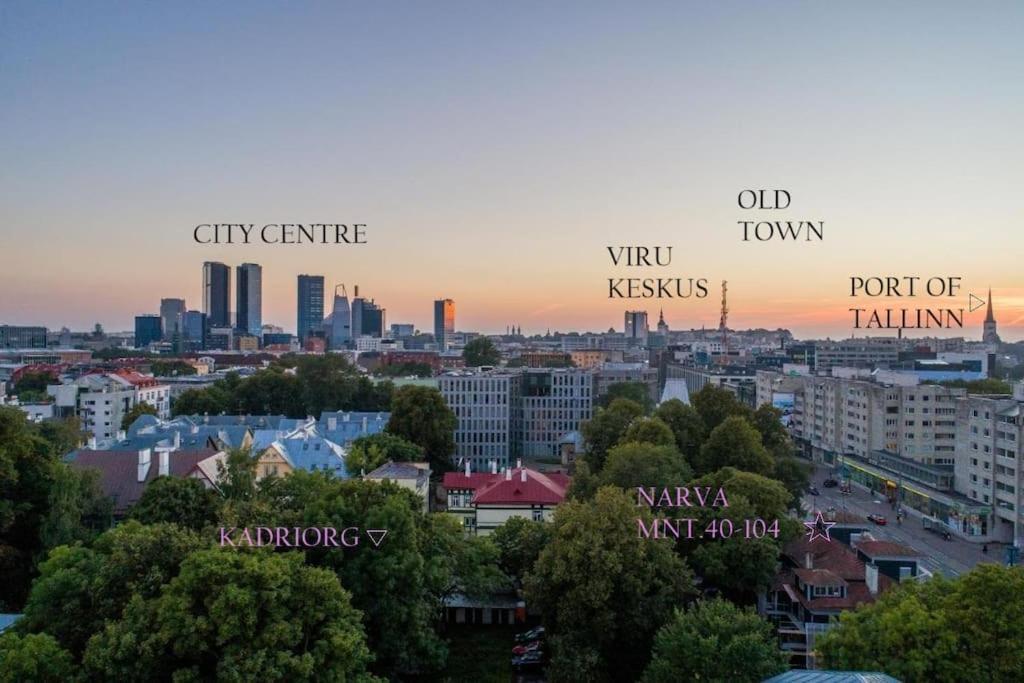 Urban-Glam City Centre Studio With A Gym And Terrace Tallin Exterior foto